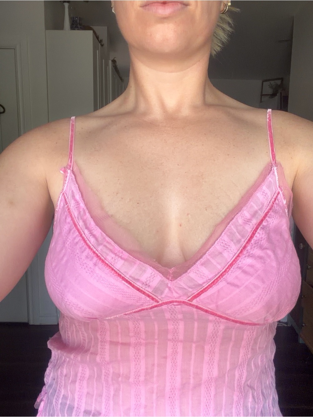 Vintage Y2K babydoll pink Tank Top - Picture 3 of 13